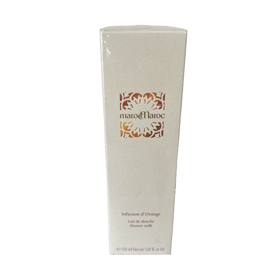 marocMaroc Infusion d'Orange Shower Milk 150 ml /5.07 Fl oz New Sealed